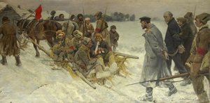 Fånga White Guard-spionerna, 1919. av Ivan Alexeyevich Vladimirov