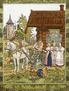 Pappa åker till mässan av Ivan Bilibine