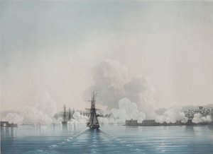 Sevastopol. Fort Constantine. Fort Nicholas, 1850-talet av Ivan Konstantinovich Aivazovsky