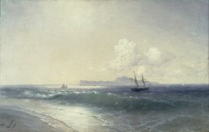 Tallinns hamn, 1898 av Ivan Konstantinovich Aivazovsky