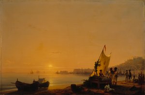 Neapelbukten, 1844. av Ivan Konstantinovich Aivazovsky
