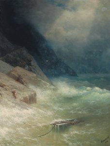 Överlevaren, 1892 av Ivan Konstantinovich Aivazovsky