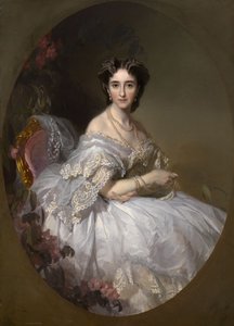 Porträtt av Anastasia Ushakova, född Koni 1824-1902