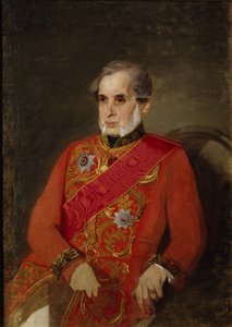 Porträtt av greve Alexander Vasilyevich Kochubey 1768-1834, 1860-talet