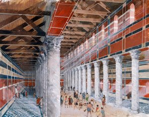 Baths basilica, Wroxeter Roman City, 1:a-3:e århundradet, 1990-2010 av Ivan Lapper