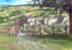 Great Witcombe Roman Villa, cirka AD250, c1990-2010