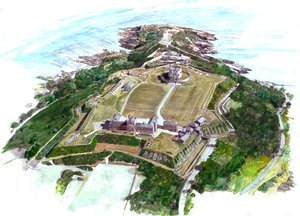 Pendennis slott, c2010 av Ivan Lapper