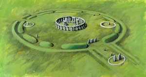Stonehenge: byggandet av Sarsen Circle och processionsvägen i zenit av den tredje fasen av Ivan Lapper
