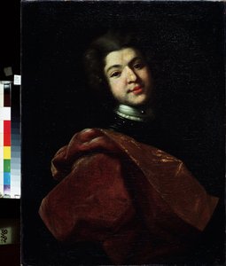 Porträtt av baronen Sergey Stroganov (1707-1756) (Porträtt av baronen Sergey Stroganov). Målning av Ivan Nikitich Nikitin (Nikitin) (cirka 1680-efter 1742), olja på duk
