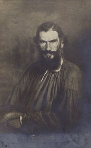 Leo Tolstoy, rysk författare av Ivan Nikolaevich Kramskoy