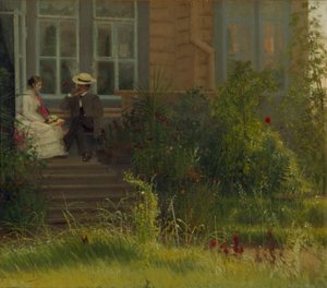 Artists Dacha at Siverskaya, 1883 av Ivan Nikolaevich Kramskoy