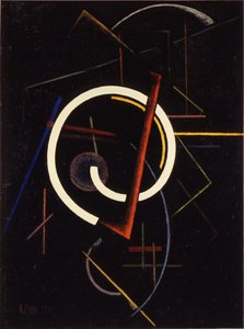 Linjär struktur, 1922 av Ivan Vassilyevich Klyun