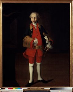 Porträtt av Guillaume (William) Graf von Fermor (1704-1771) (Porträtt av Wilhelm Graf von Fermor) - Målning av Ivan Yakovlevich Vishnyakov (Vishniakov) (1699-1761), olja på duk, cirka 1750, rysk konst 1700-talet