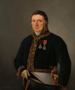 Porträtt av A.F. Goudriaan av Izaak Schouman