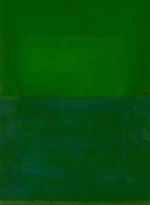 Rum, tid, rörelse, grönt, 2010 av Izabella Godlewska de Aranda