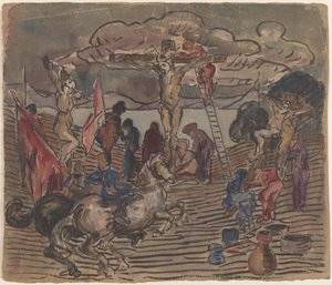 Korsfästelse I av J.A. Jerichau