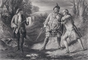Illustration för Rob Roy (gravyr) av J.B. (after) MacDonald