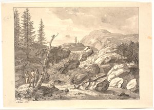 Vattenfall av Johan Christian Dahl