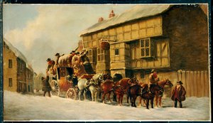 Utanför George Inn, 1879