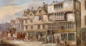 The Cock Tavern, Bishopsgate Street, London, av J.C. Maggs