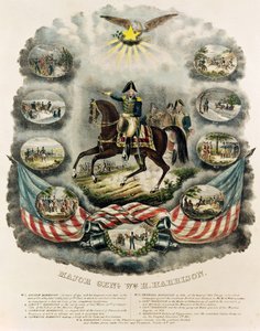 Generalmajor William Henry Harrison, ca 1813 av J.C. Richard