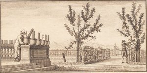 Trädgården i Genthod av J.F. Clemens