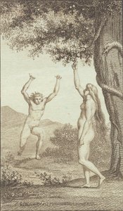 Illustration till Ewalds "Adam och Eva". III av J.F. Clemens