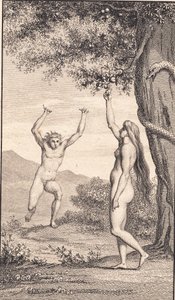 Illustration till Ewalds "Adam och Eva". III av J.F. Clemens