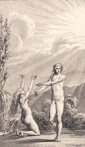 Illustration till Ewalds "Adam och Eva". II av J.F. Clemens