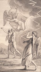 Illustration till Ewalds "Adam och Eva". V av J.F. Clemens