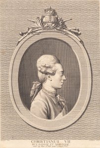 Kong Christian VII av J.F. Clemens