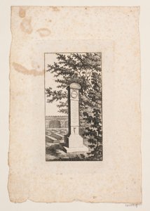 Minnesstöd för författaren Hans Vilhelm Riber av J.F. Clemens
