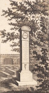 Minnesstöd för Riber av J.F. Clemens