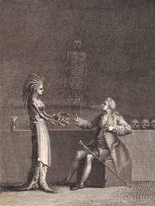 Niels Klim i anatomikammaren av J.F. Clemens