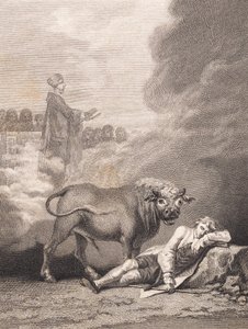 Niels Klim tror sig höra kontoristen i Fane Kirke. II av J.F. Clemens