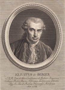 Porträtt av doktor Johan von Berger av J.F. Clemens