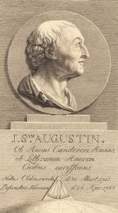 Sekreterare i krigskontoret Johan Samuel Augustin av J.F. Clemens