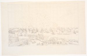 Slaget vid Reden 2 april 1801 av J.F. Clemens