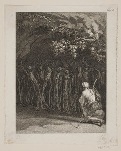 Trädfolk i bön på den oförstående gudens dag av J.F. Clemens
