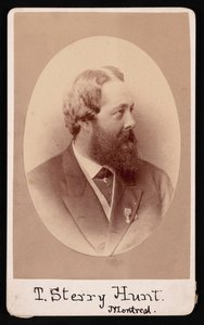 Porträtt av Thomas Sterry Hunt 1826-1892, före 1892. av JG Parks