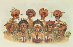 Natives of Humboldt Bay, från At Anchor av J.J. Vild av J.J. Wild