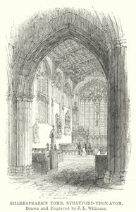 Shakespeares grav, Stratford-upon-Avon (gravyr)