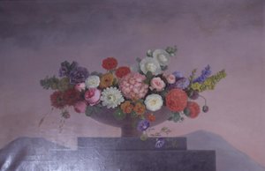 Blommor i en skål av J.L. Camradt