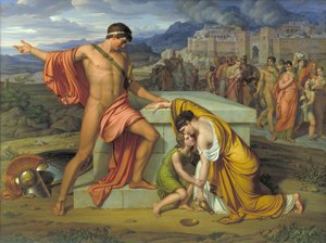Pyrrhus och Andromache vid Hectors grav