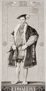 Edward VI (1537-53) från "Illustrationer av engelsk och skotsk historia" volym I