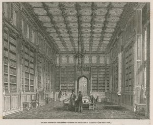 The new Houses of Parliament - Underhusets bibliotek av J.L. Williams