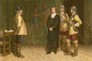 James Durham ställs inför Oliver Cromwell av J.M.L. Ralston