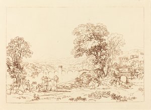 Apuleia på jakt efter Apuleius. av Joseph Mallord William Turner