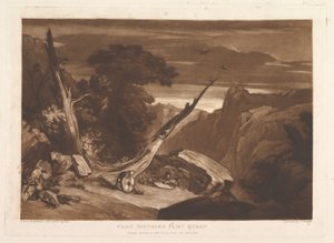 Från Spensers Fairy Queen Liber Studiorum, del VII, skylt 36, juni 1811. av Joseph Mallord William Turner