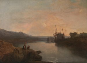 Harlech Castle, från Tygwyn Ferry, Summer